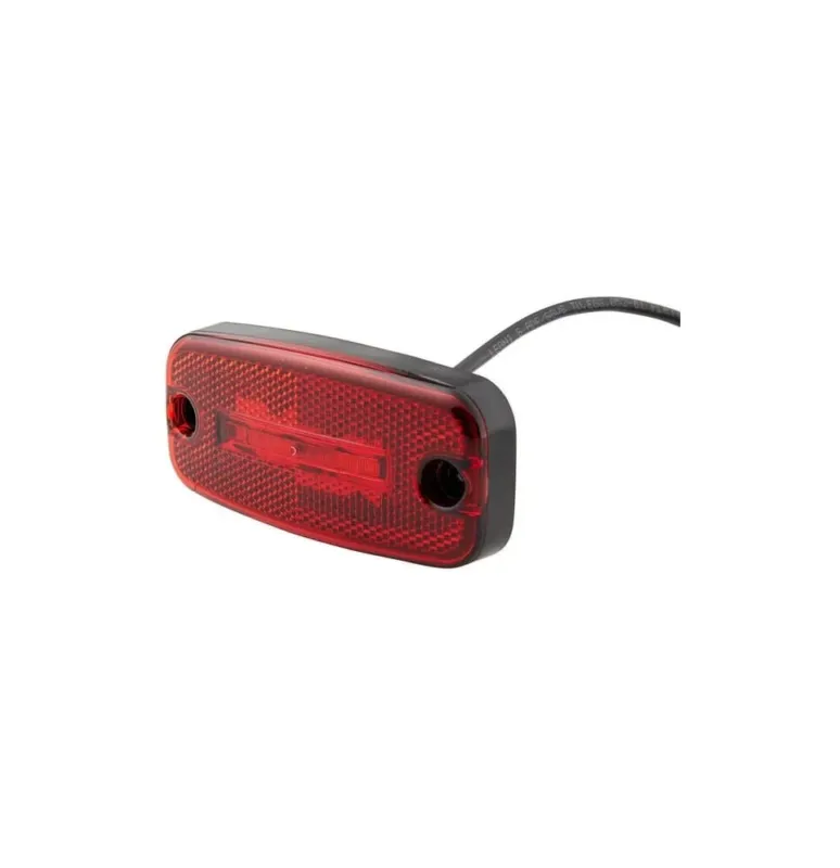Niska cena Lampa obrysowa LED, prostokątna 12V czerwona przykręcana 111.3x20.9x51.2 mm 2 szt. LED Hella ValueFit
