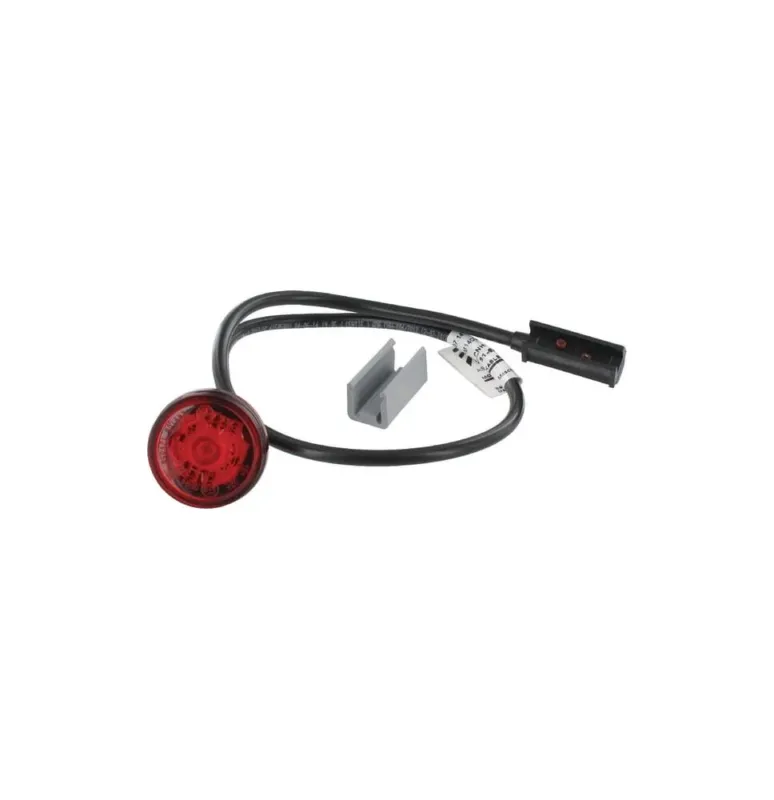 Lampa obrysowa LED, Superpoint III, okrągła 24V, czerwona/biała/pomarańczowa, przykręcana do wtyczki DC Ostatnia szansa