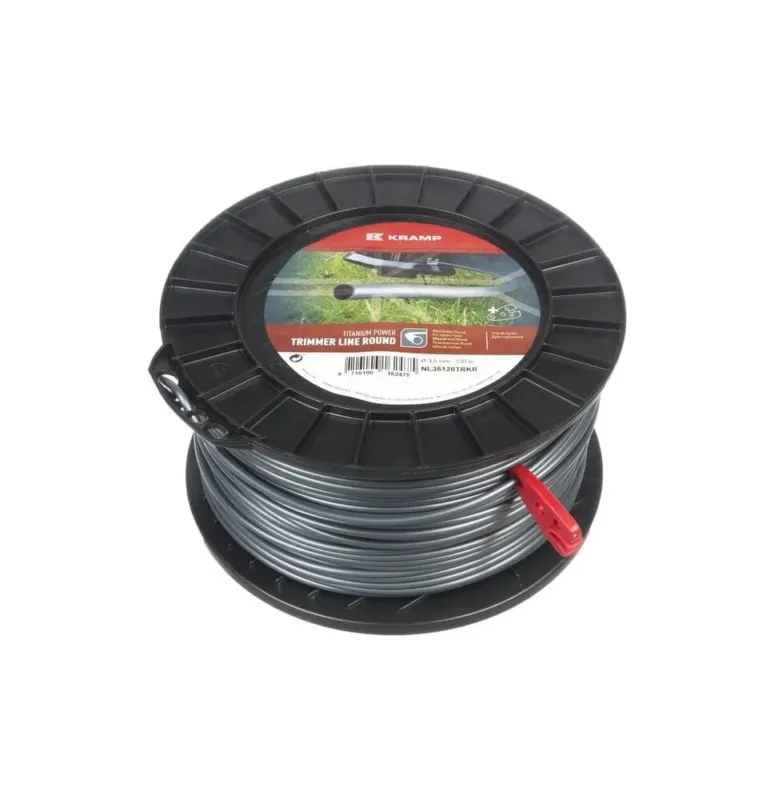 Żyłka tnąca Ø 3.5 mm 120 m okrągła Titanium Power szara Kramp Taniej