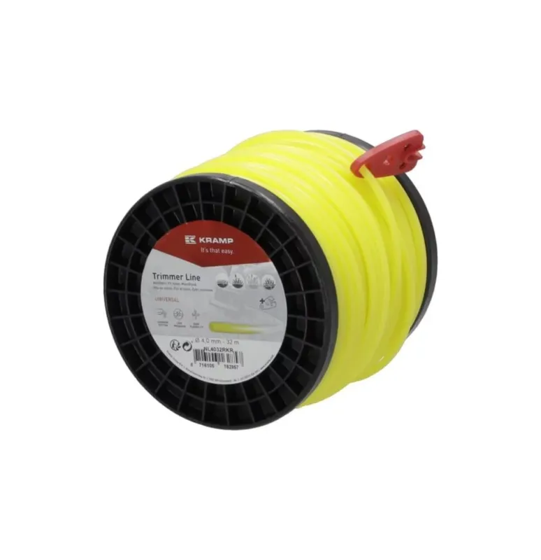 Żyłka tnąca Ø 4 mm 32 m okrągła żółta Kramp Oferta czasowa