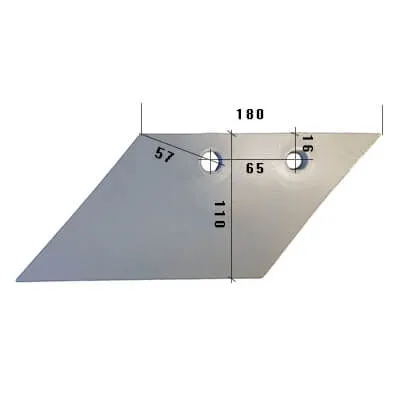 631101/L Lemiesz przedpłużka Do pługa KUHN stal HARDOX 500 Rabat